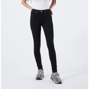DR. DENIM Lexi Super Skinny Black Sz S
